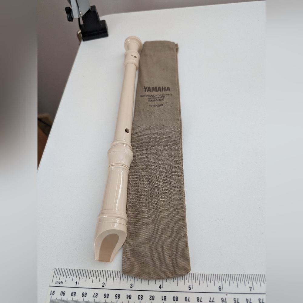 Yamaha - Soprano/Descant Recorder Baroque with storage bag Original Owner
